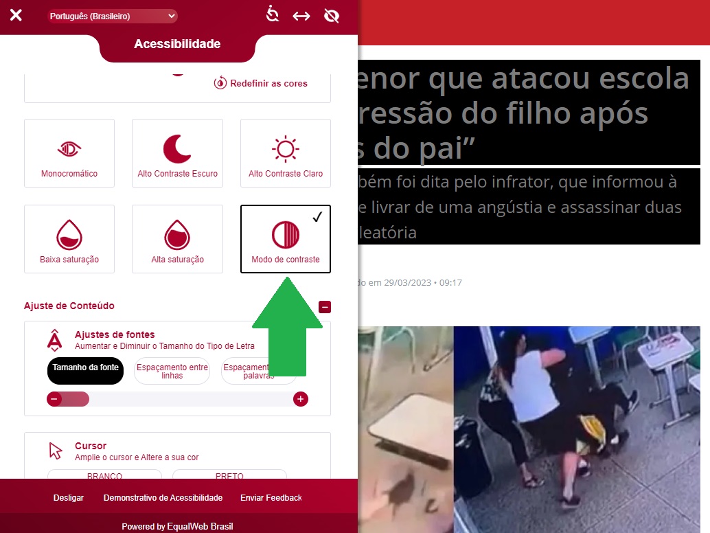 Modo de contraste