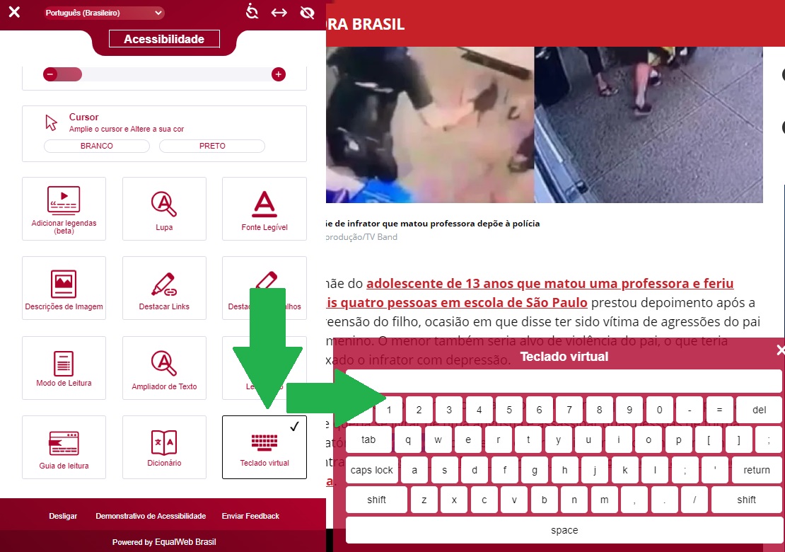 Teclado virtual