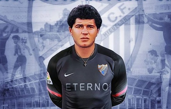 Jose Antonio Gallardo era goleiro do Málaga (Foto: Reprodução)