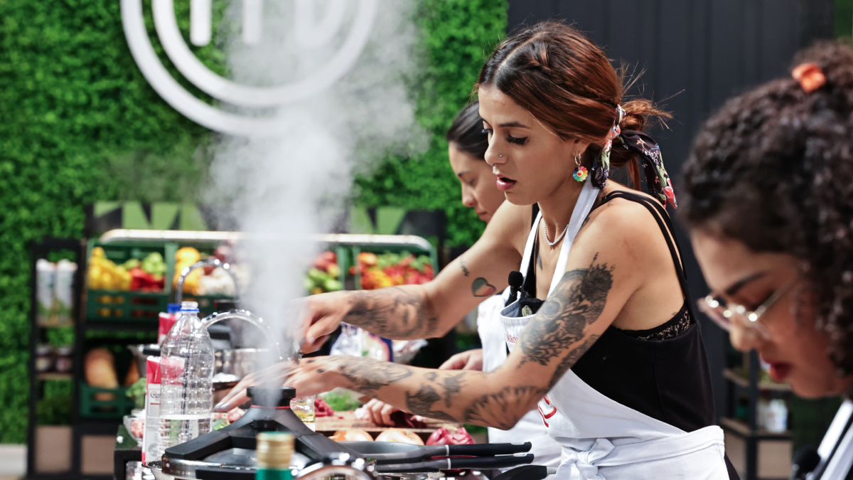 Ana Carolina em prova do sétimo episódio da temporada (Foto: Melissa Haidar/Band)