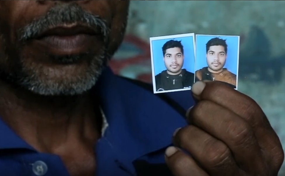 Autoridades disseram para a família que Hiral se enforcou nas obras no Catar (Foto: Yan Boechat/Band)