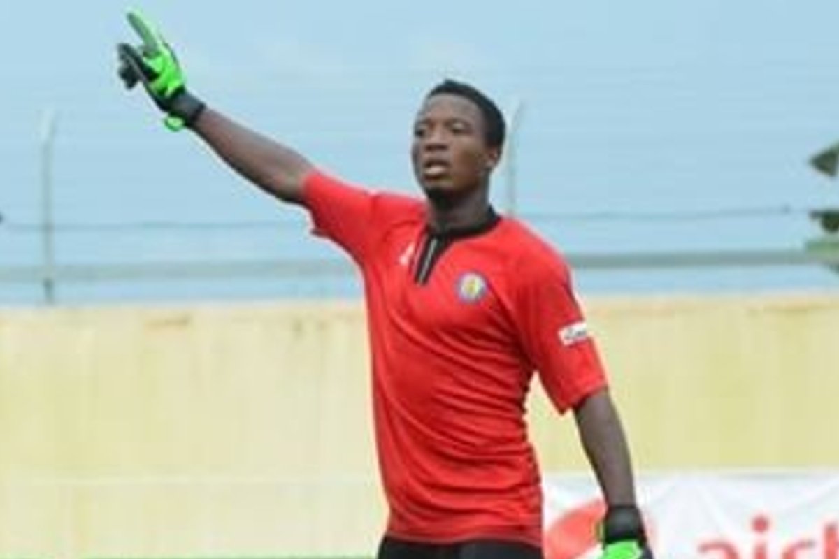 Sylvain Azougoni, goleiro do AC Bongoville (Foto: Reprodução)