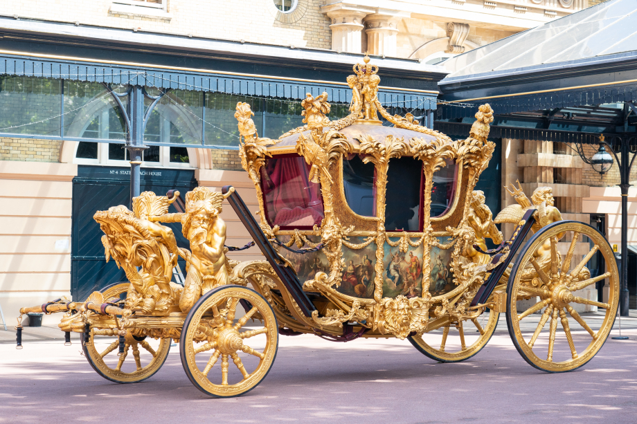 Carruagem Gold State Coach,- Divulgação/The Royal Family