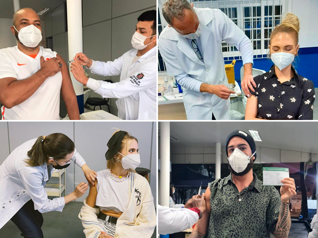 Participantes do MasterChef são vacinados contra a Covid-19; veja fotos
