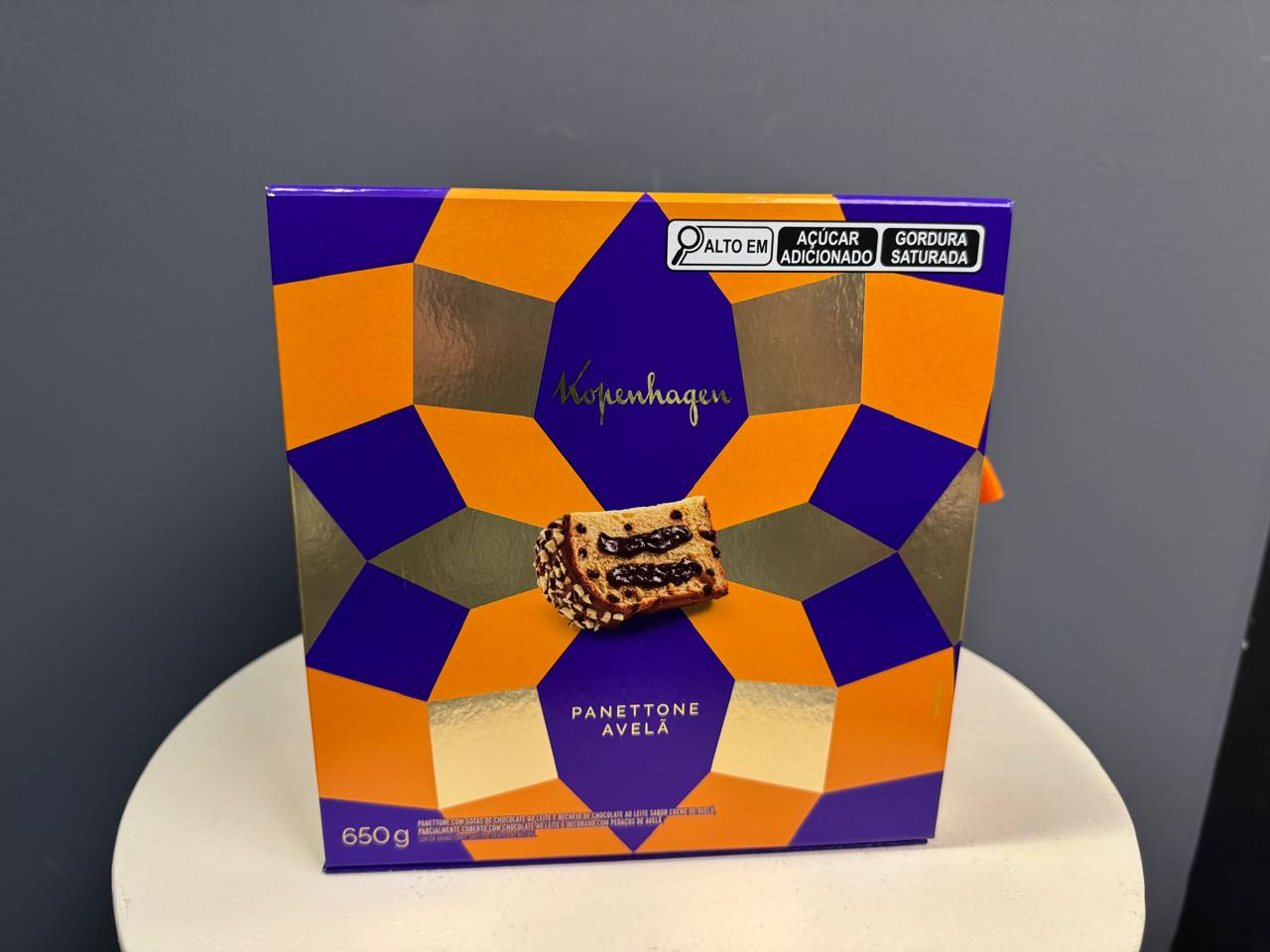 Panetone avelã, da Kopenhagen, conquista o segundo lugar na categoria Creme de Avelã