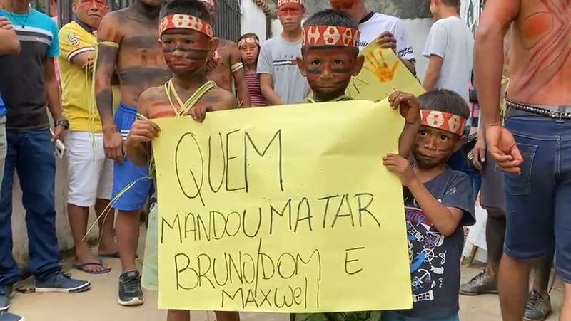 Indígenas protestam por mais segurança na região onde desapareceram Dom e Bruno