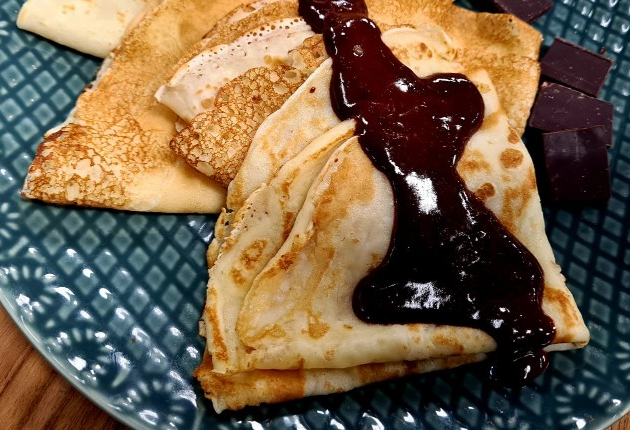 Crepe de chocolate | Band Receitas