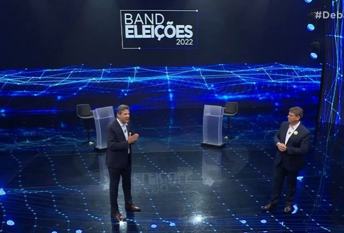 Tarcísio e Haddad aprovam formato inovador do debate na Band