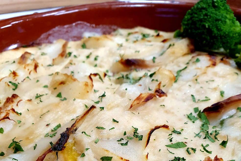 Bacalhau gratinado | Band Receitas
