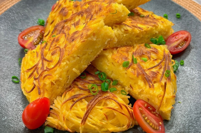 Frittata de macarrão | Band Receitas