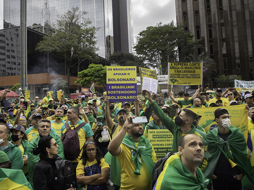Veja imagens das manifestações do 7 de setembro pelo Brasil