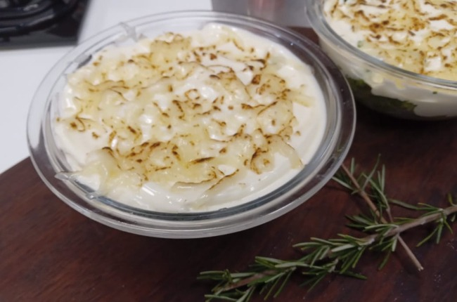 Brócolis gratinado | Receita Swift