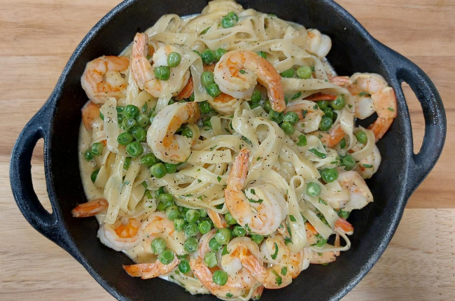 Macarrão ao Molho de Camarão | Receita Swift