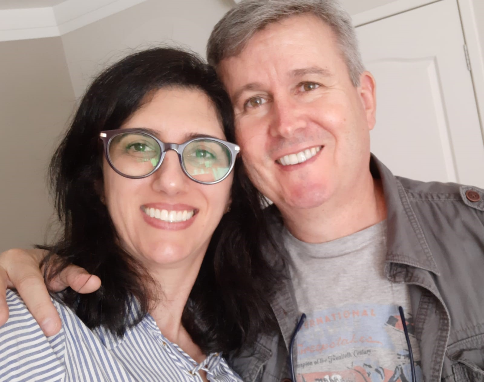 Claudia Monti e Marido (arquivo pessoal)