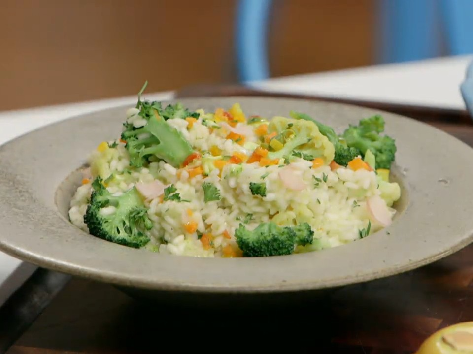 Risoto primavera da Maria | Band Receitas