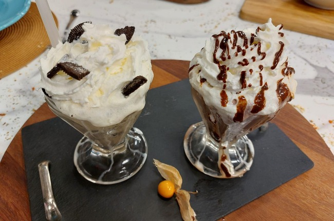 Milk-shake de cookies and cream | Band Receitas
