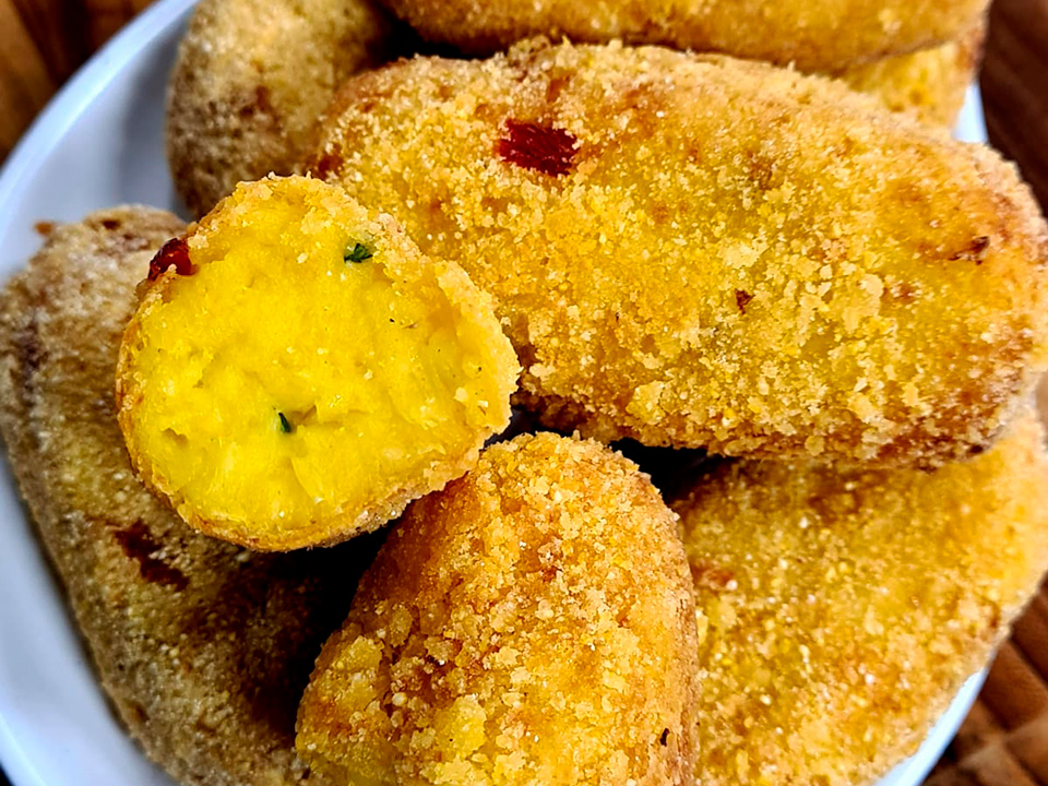 Croquete de milho | Band Receitas