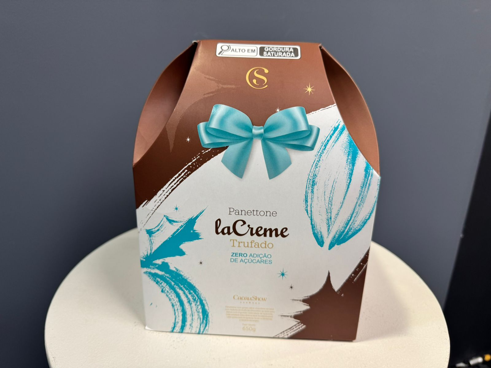 Panetone La Creme Trufado ganhou menção honrosa no ranking, surpreendendo por ser zero açúcar