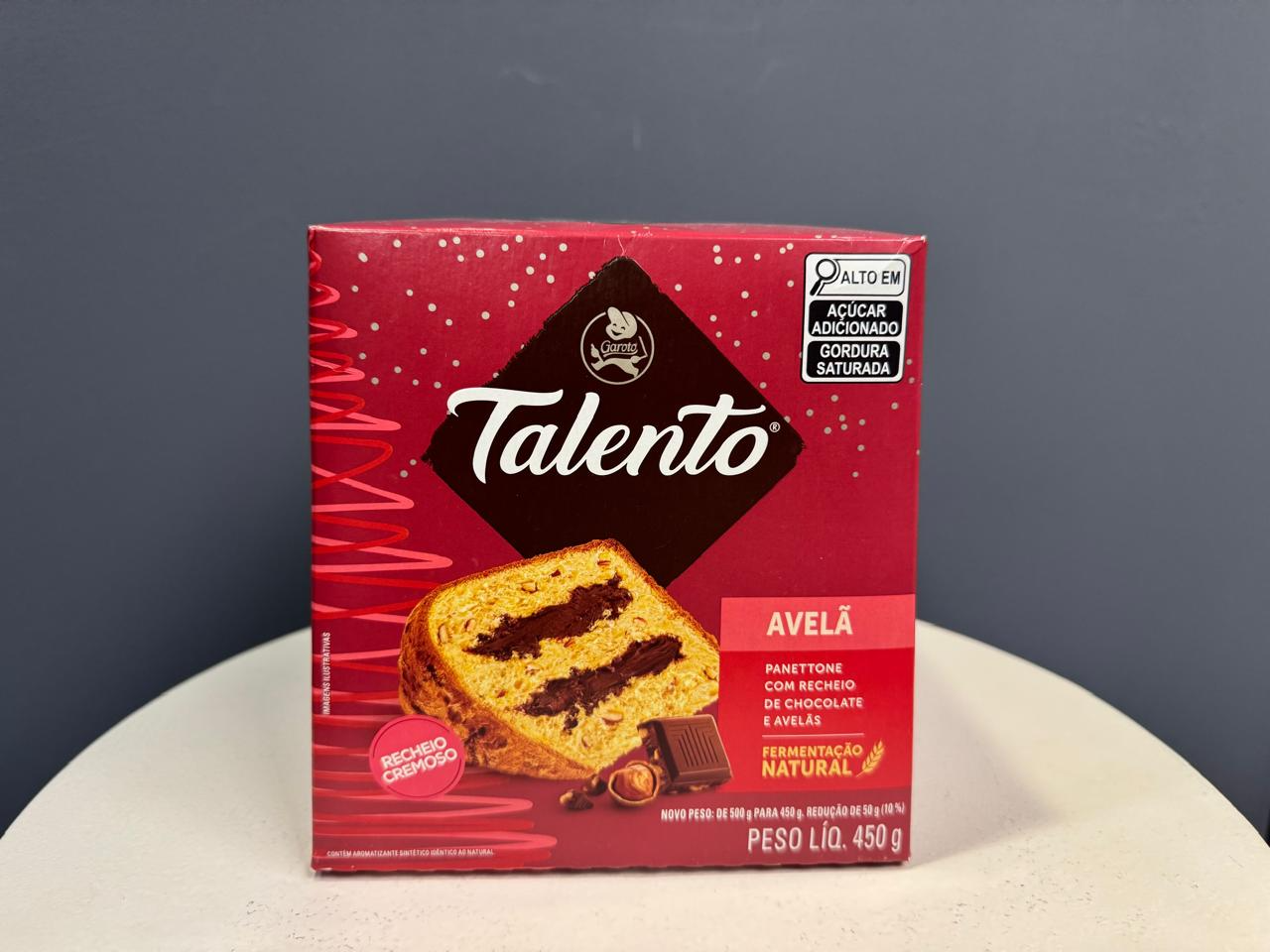 Panetone Talento, da Garoto, é eleito o terceiro melhor da categoria Creme de Avelã; posição teve empacte técnico com Brasil Cacau