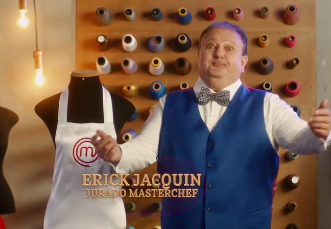 Jacquin costura avental do MasterChef em nova chamada na TV; assista