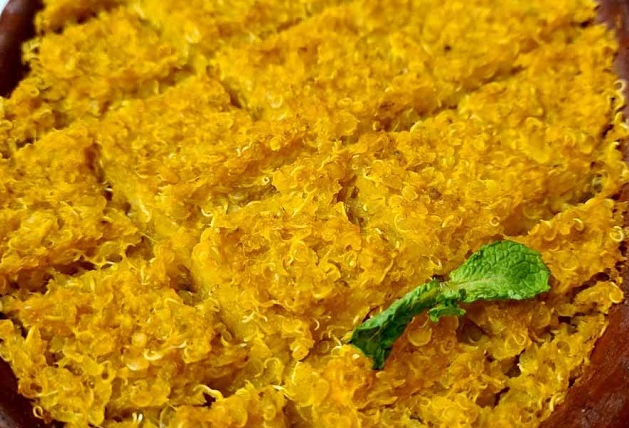 Quibe assado de abóbora e quinoa recheado com creme de feijão branco | Band Receitas