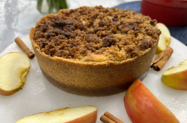 Cheesecake de maçã | Band Receitas