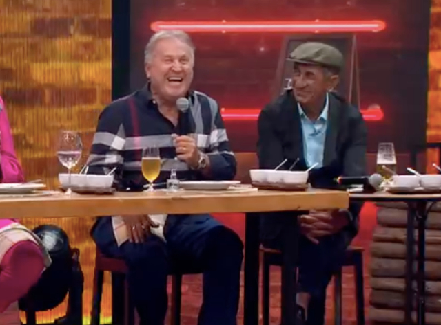 Zico e Fagner comemoram anos de amizade no Churrascão do Faustão