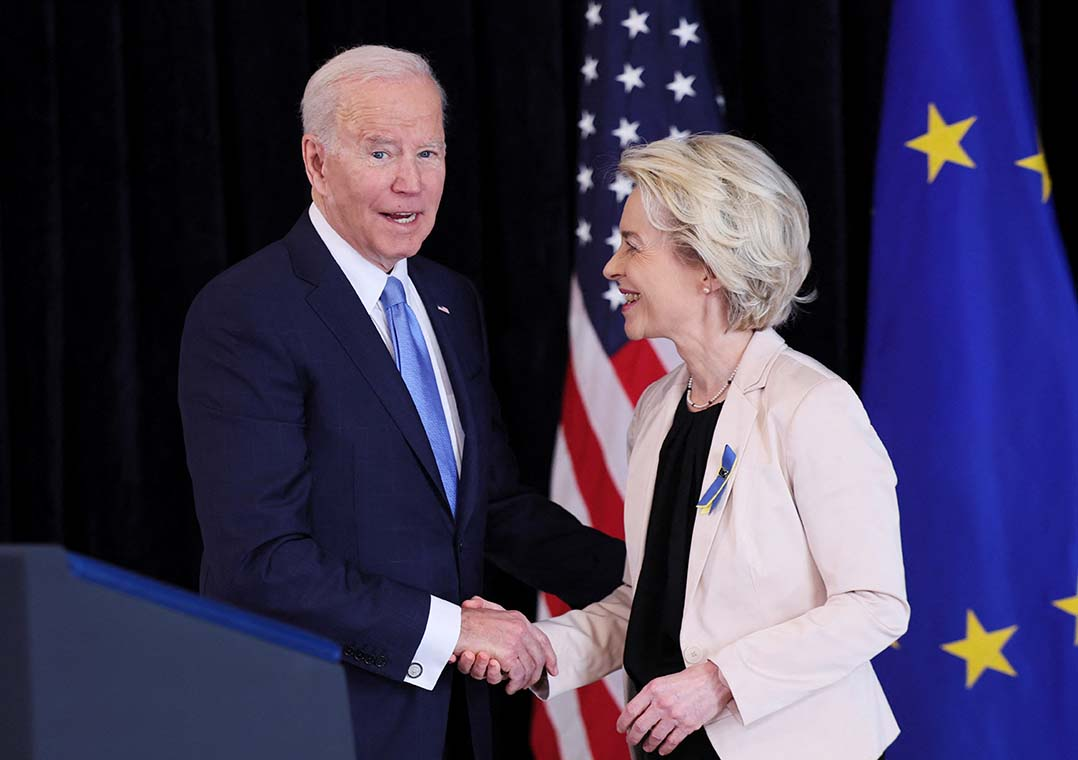 Biden aumenta fornecimento de gás à Europa