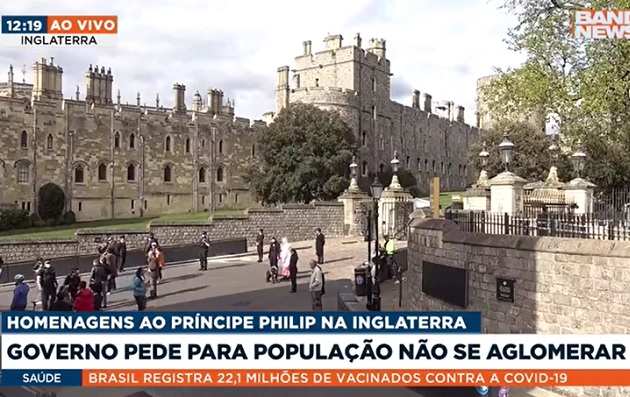 Após morte de Philip, governo pede que ingleses não façam homenagens em frente ao Palácio de Buckinghan