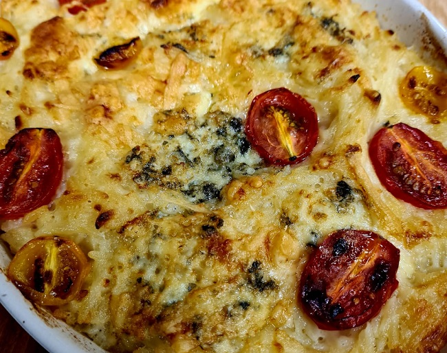 Risoni de Gorgonzola com Geleia de Pimenta | Band Receitas
