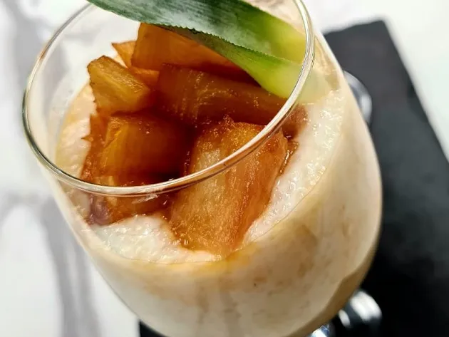 Sobremesa gelada de abacaxi com tapioca | Band Receitas