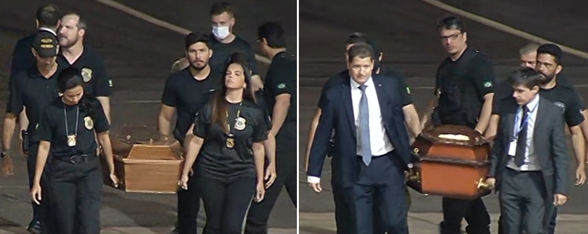 Corpos que podem ser de Dom e Bruno chegam a Brasília para perícia