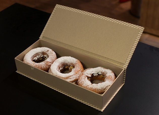Donuts de ganache de doce de leite com banana cítrica | Band Receitas