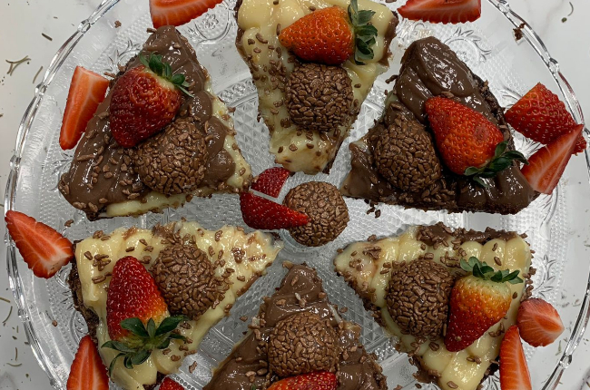 Pizza brownie | Band Receitas