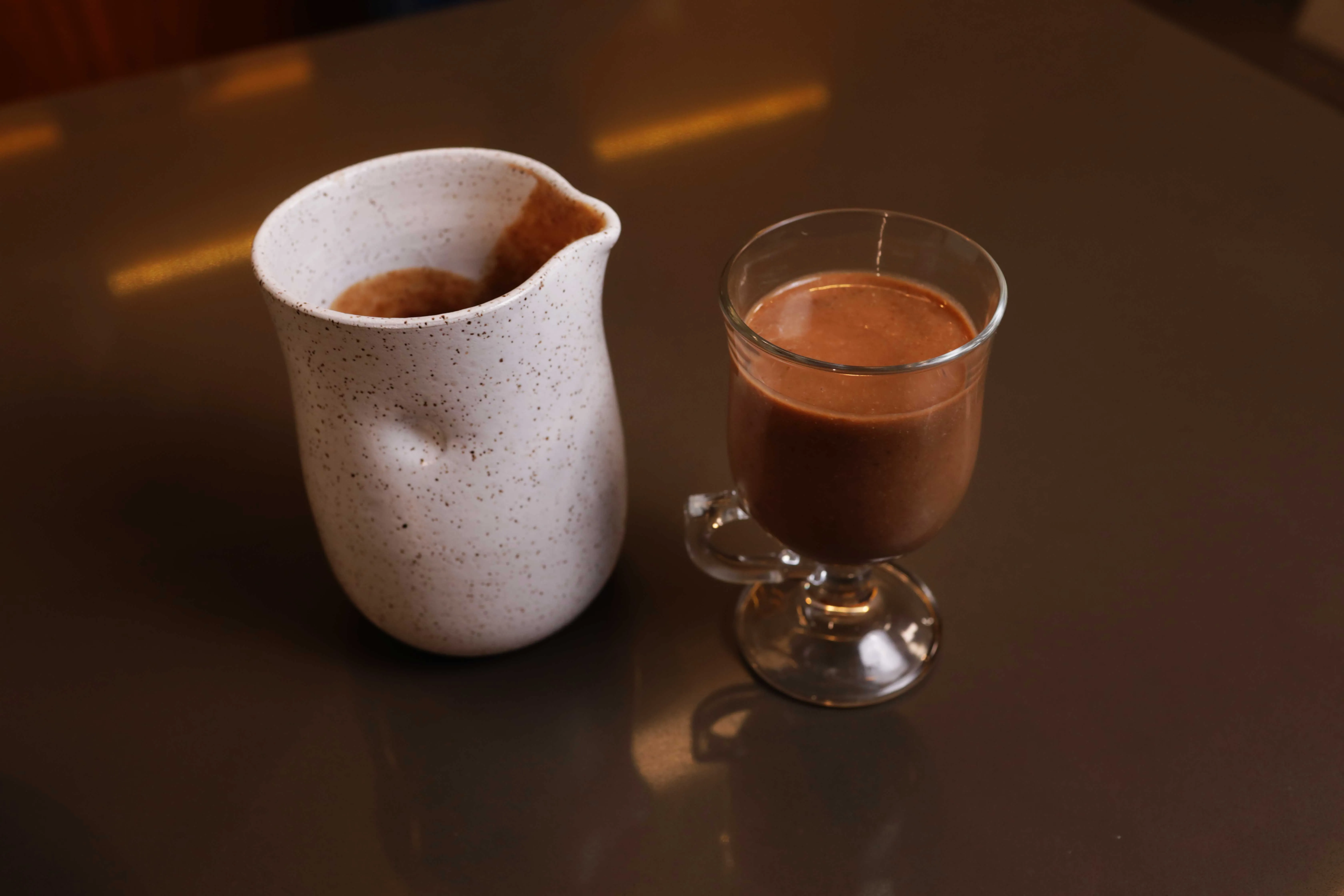Smoothie de Leite de Semente de Melão