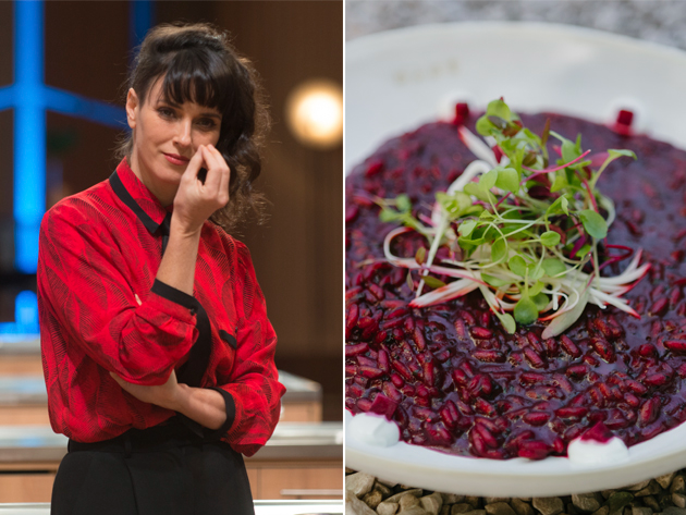 Helena Rizzo ensina como preparar risoto de beterraba; anote a receita