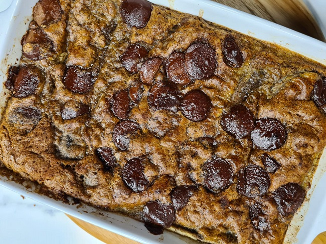 Torta de banana com chocolate e especiarias | Band Receitas