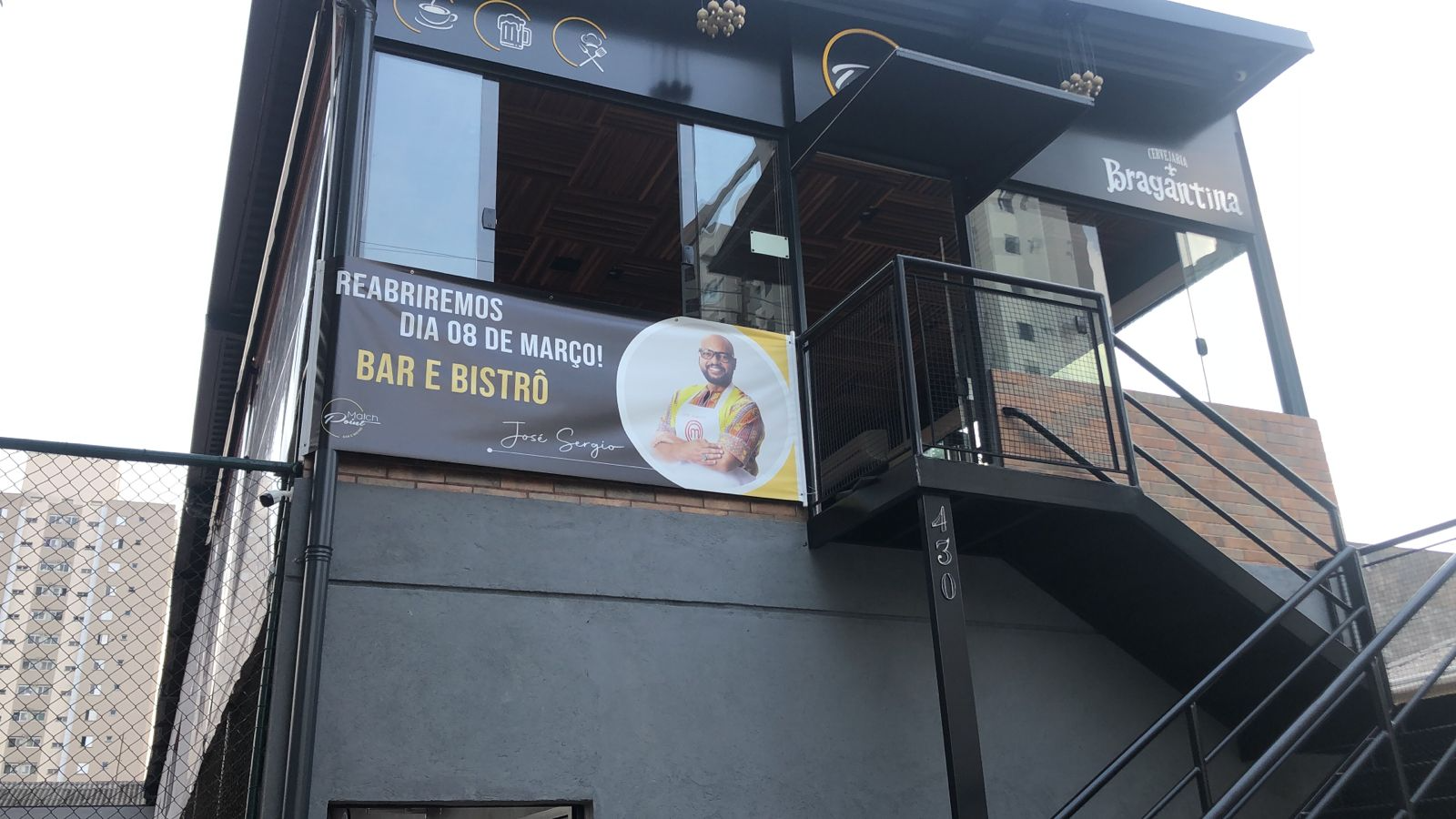 Fachada do restaurante de José Sergio na Mooca, na zona leste de São Paulo