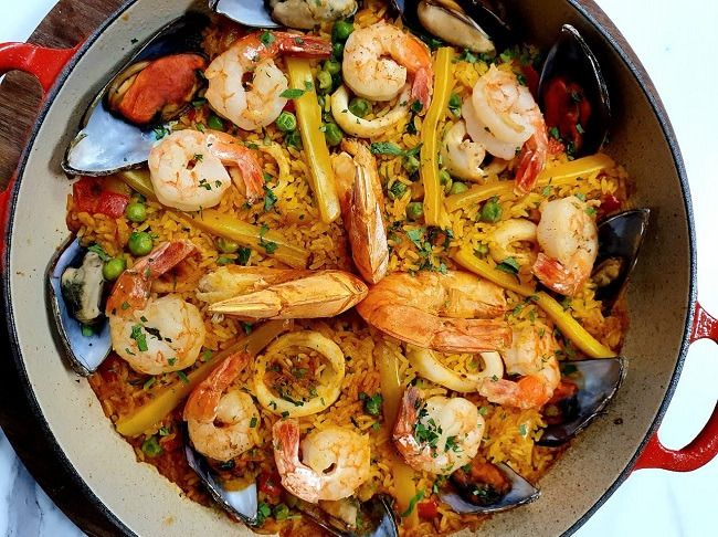 Paella de frutos do mar | Band Receitas