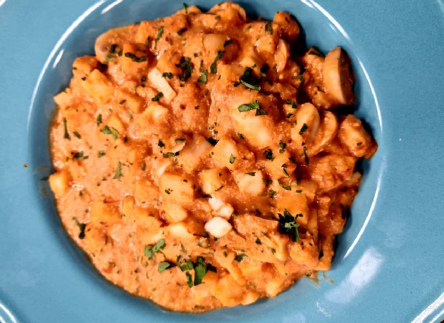 Estrogonofe vegetariano de palmito | Band Receitas