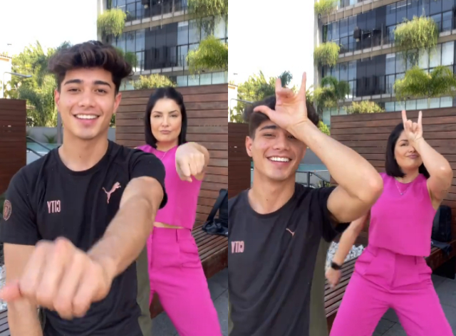 Helton e Ju bombam nas redes sociais (Foto: Reprodução/Instagram)