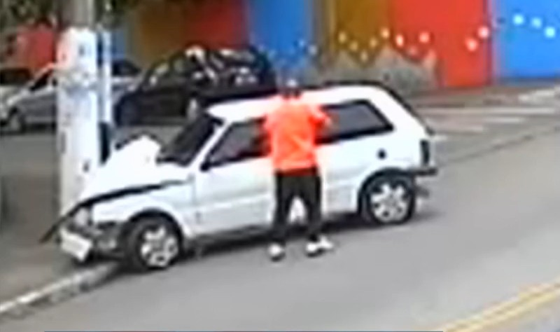 Novas imagens mostram ação de homem que matou mãe e filho em São Paulo