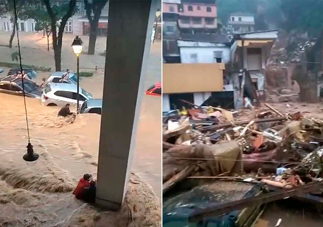 Número de mortos por causa da chuva em Petrópolis (RJ) passa de 100
