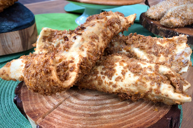 Canudo recheado de frango | Band Receitas