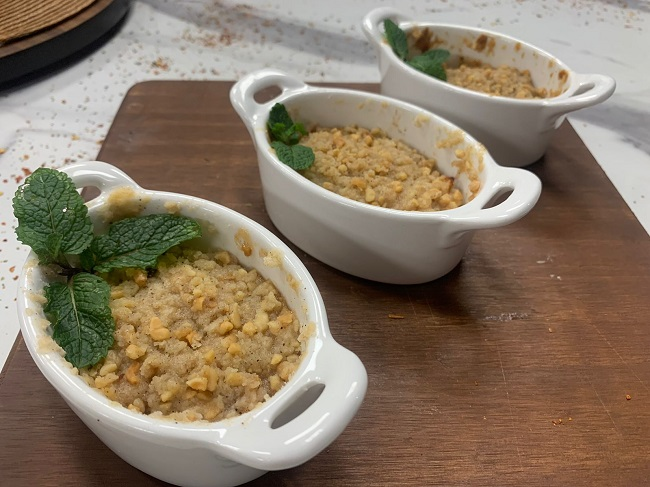 Crumble de maçã | Band Receitas