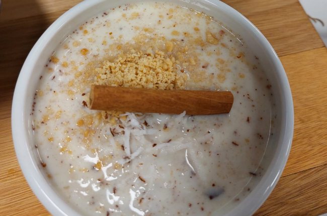 Canjica de três leites | Band Receitas