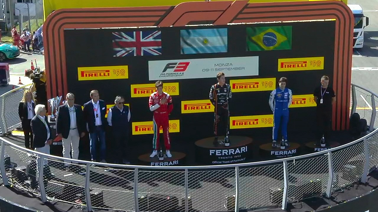 Brasil nas pistas: Drugovich é campeão na F2, e Collet conquista pódio na F3