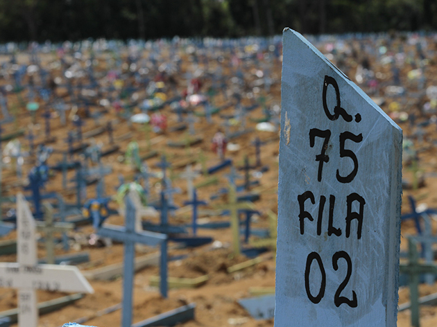 Brasil bate recorde de mortes em 24h em pior dia da pandemia