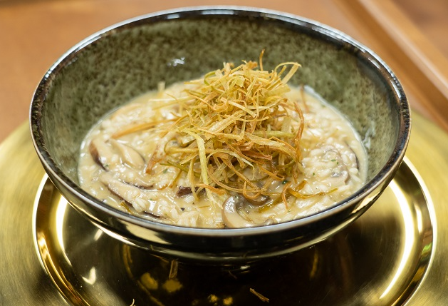 Risoto de cogumelos com crispy de alho-poró | Band Receitas