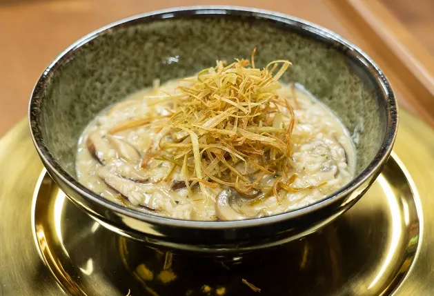 Risoto de cogumelos com crispy de alho-poró | Band Receitas
